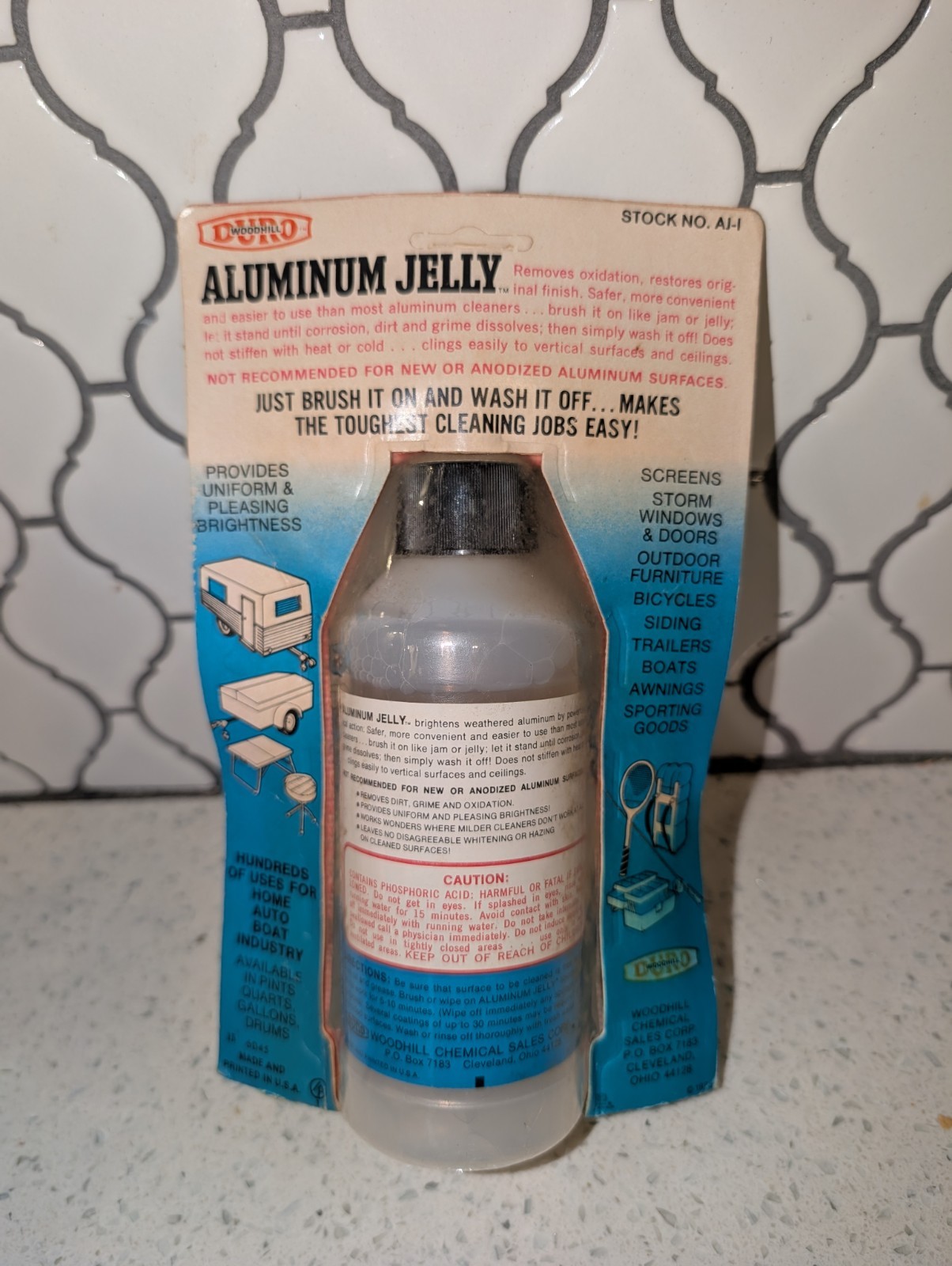 Duro by Loctite Aluminum Jelly Cleaner & Brightner 8 Fl Oz New Discontinued0418