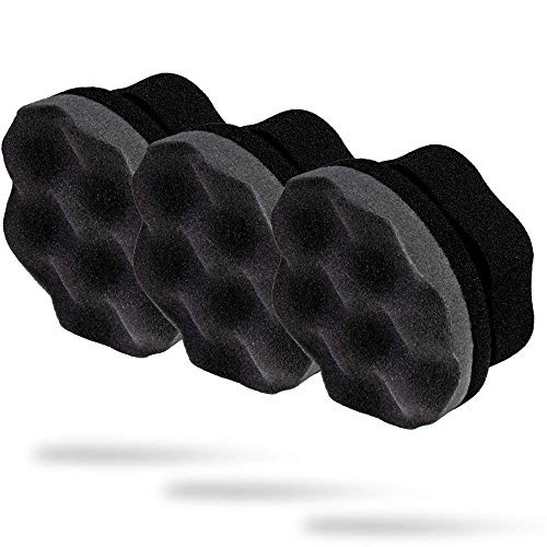 Pro Tire Hex Grip Applicator () – Tire Shine Car Detailing Foam Sponge 3 Pack