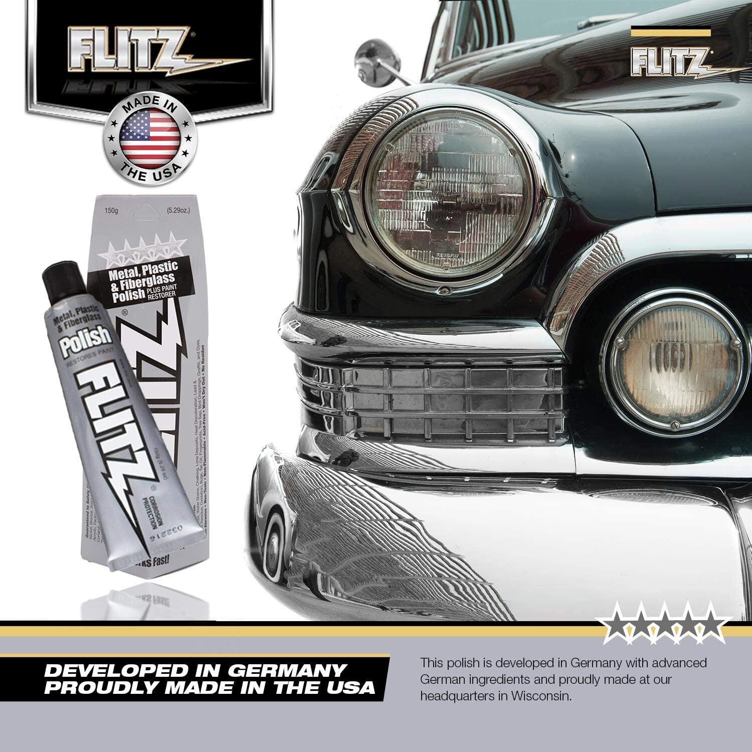Flitz Multi Purpose Cleaner Polish 5.29 Ounce Industrial Strength Tarnish Rem…