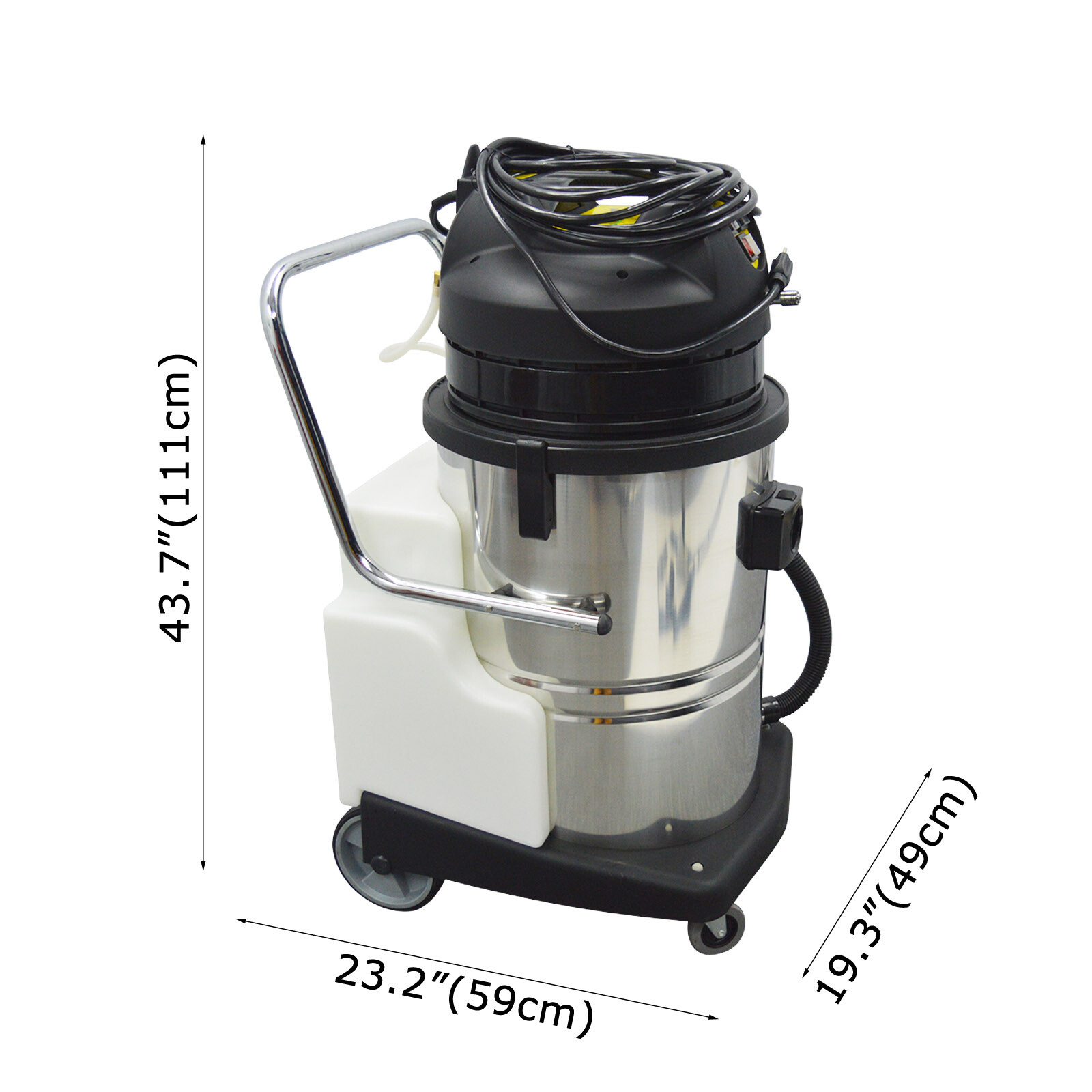 110V Carpet Shampoo Extractor Cleaning Machine 40L/11Gal Wet-Dry Dual-Purpose