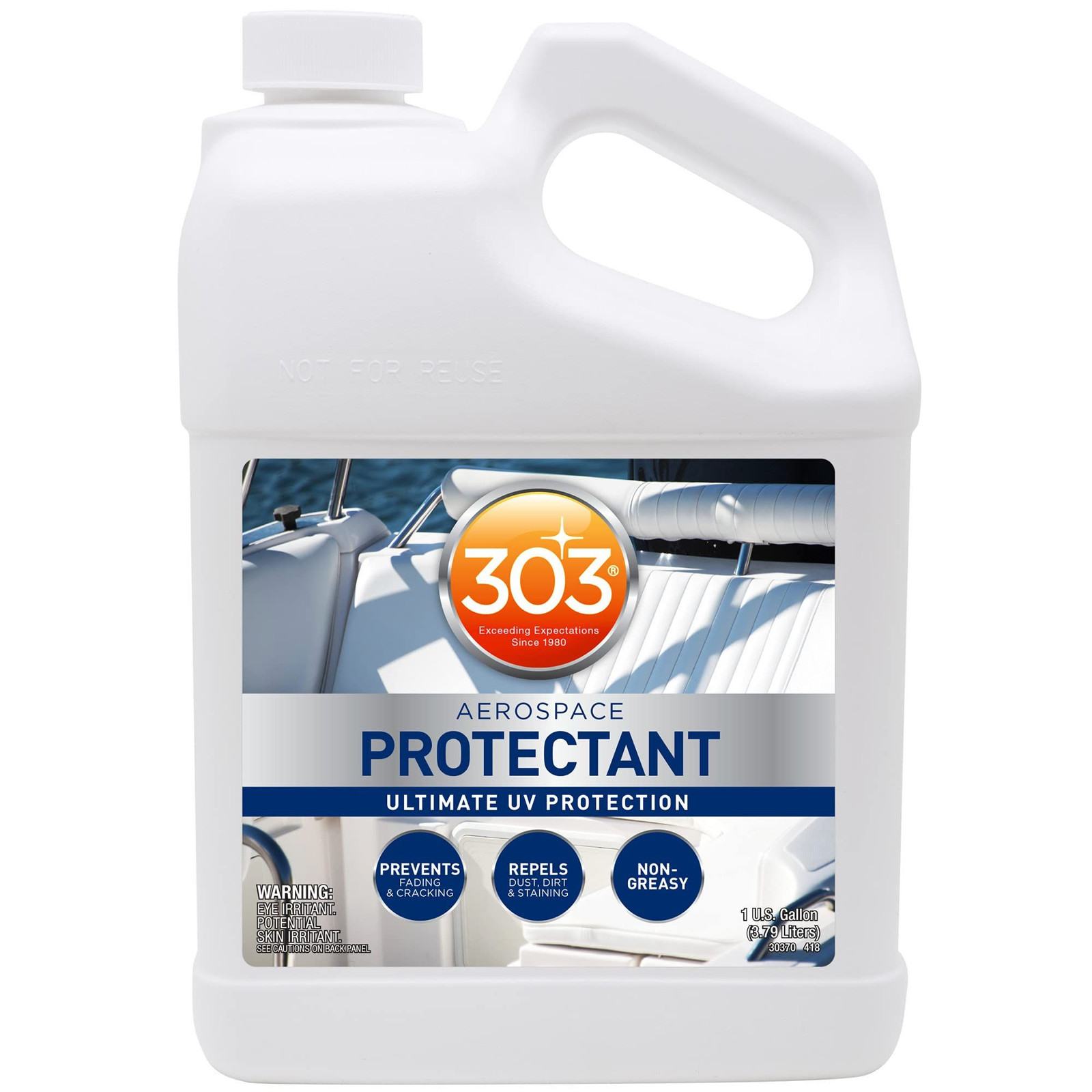 303 Products Marine Aerospace Protectant Spray – 128 Fl Oz (Pack of 1), White