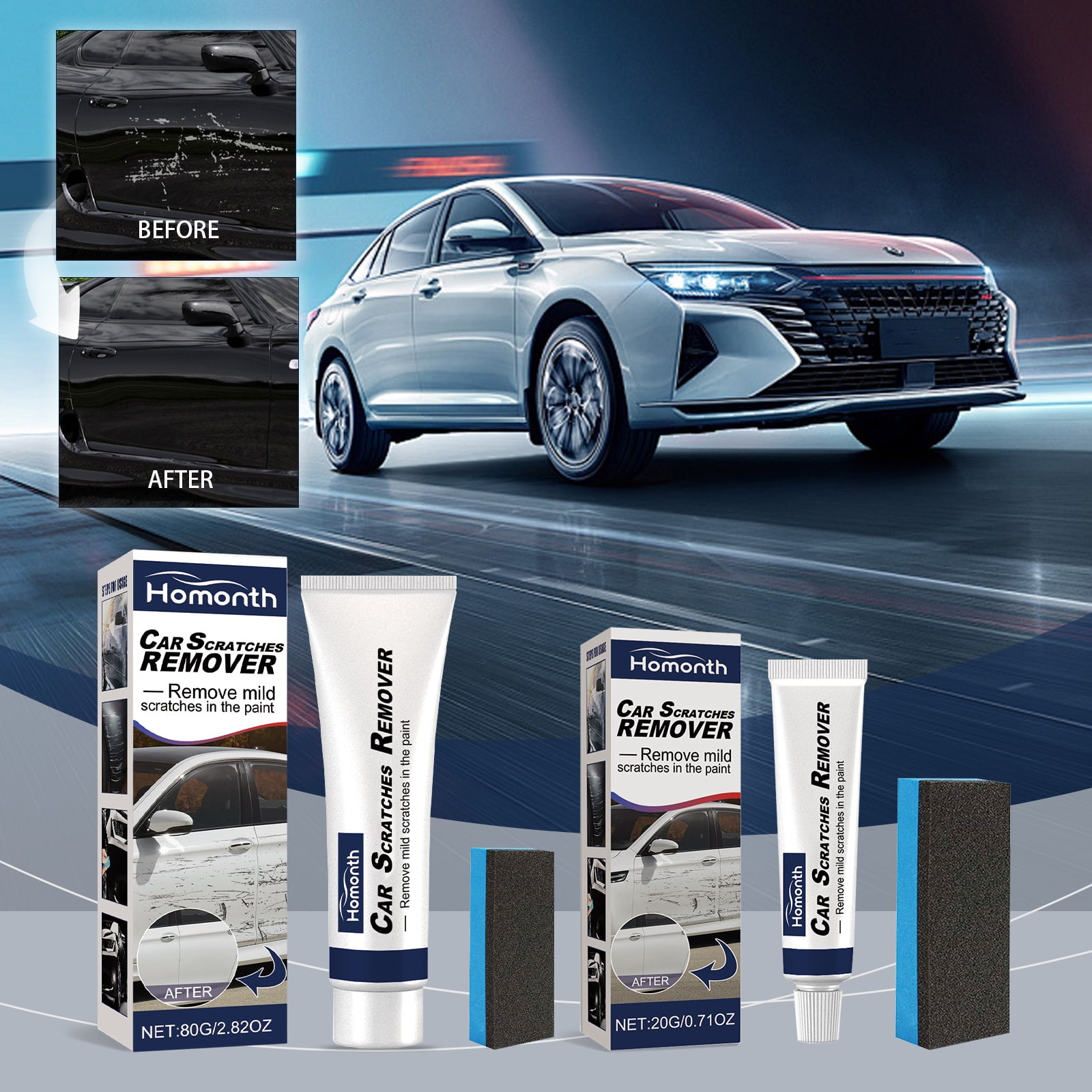 Automotive Removing Marks Agent – Scratch Care Abrasive Paint Polish 🧼