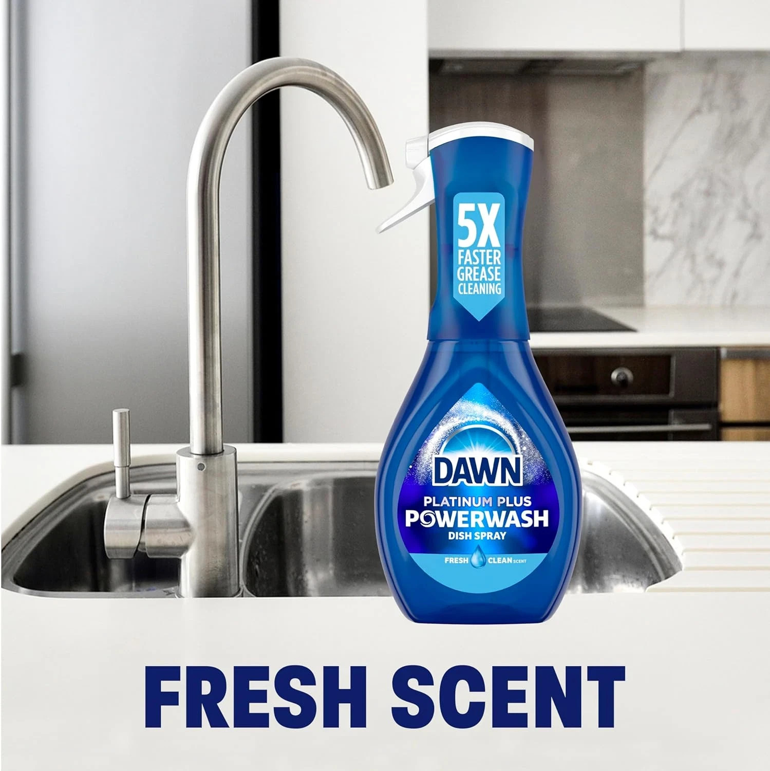 Dawn Platinum Powerwash Dish Spray, Dish Soap, Fresh Scent Bundle, 1 Spray (16Oz