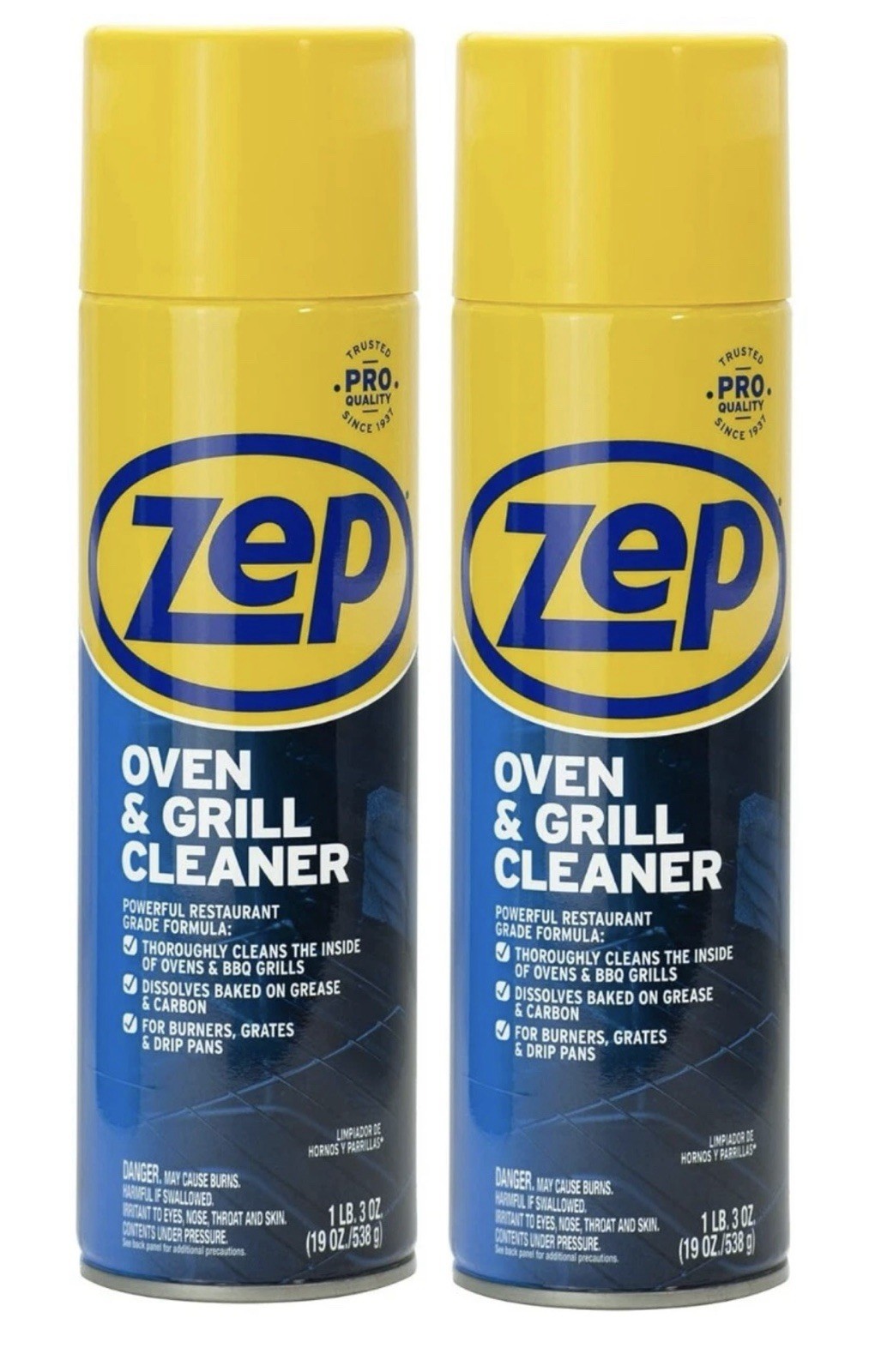 Zep Heavy-Duty Oven and Grill Cleaner ZUOVGR19 (2-Pack