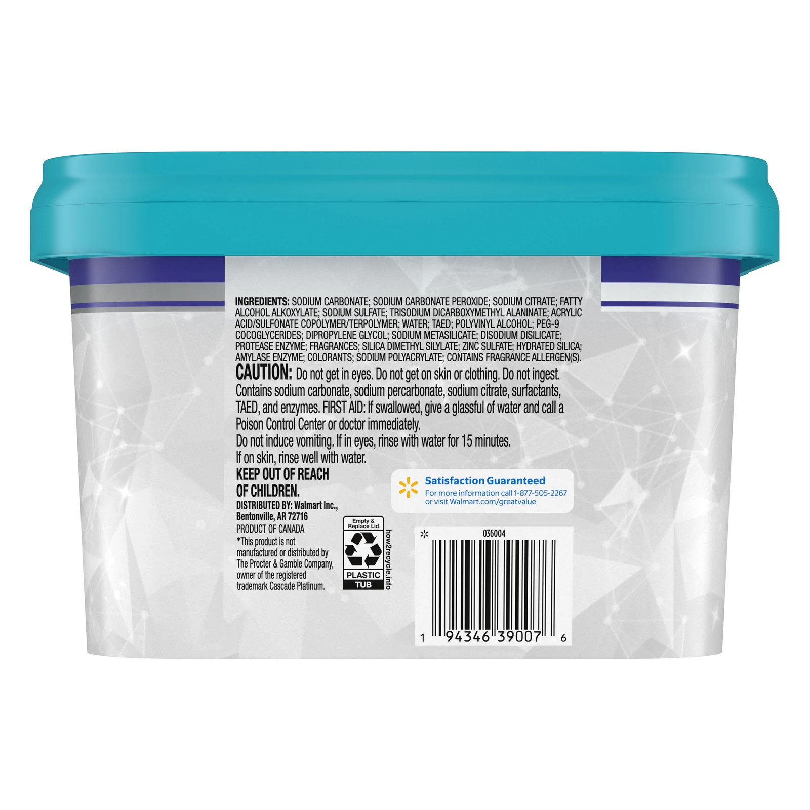 Premium Dishwasher Pacs, Fresh Scent, 87 Count
