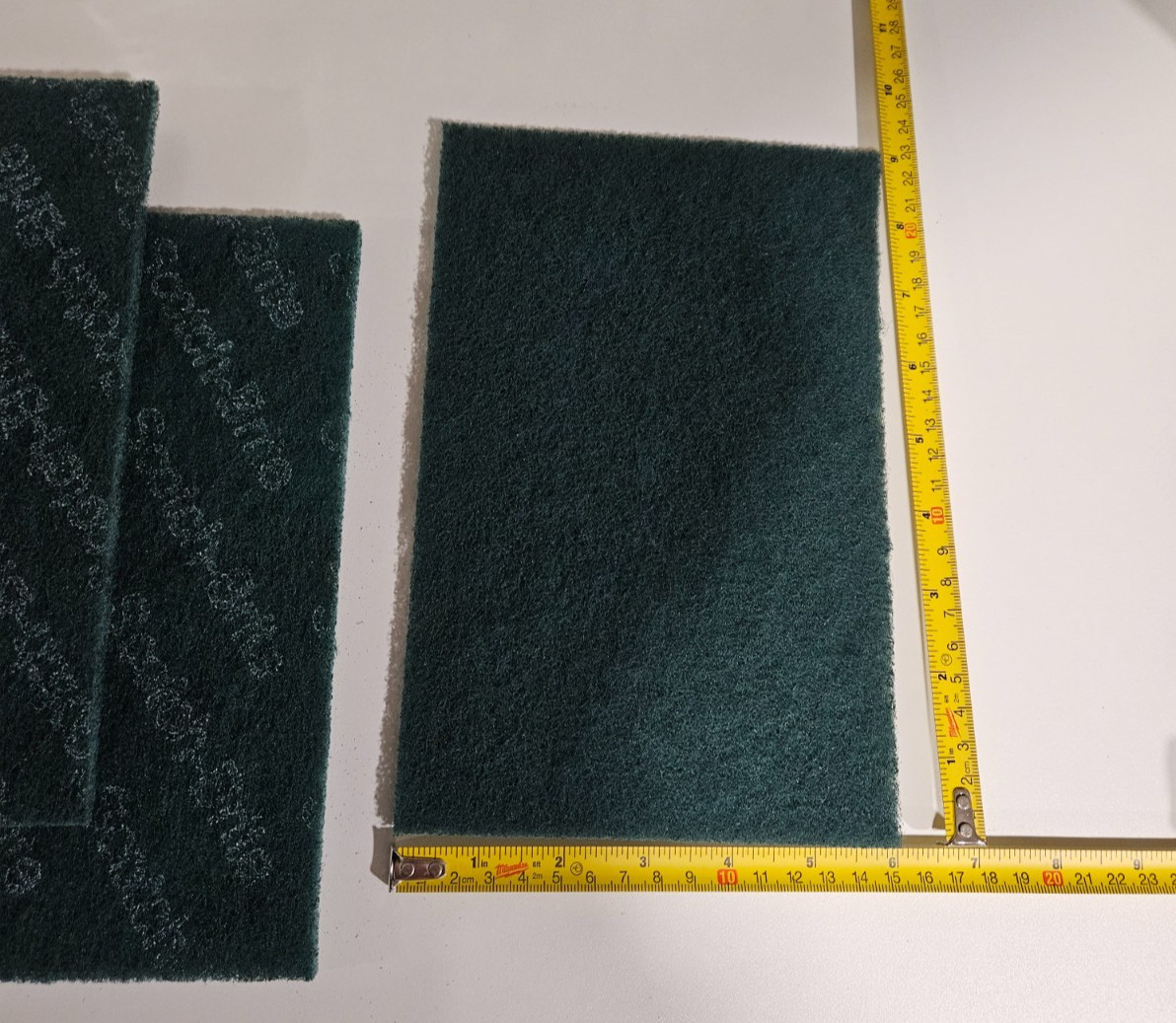 3 of 3M Scotch Brite Heavy Duty Scour Green Pads 6×9″ Powerful Scrubbing / Scrub