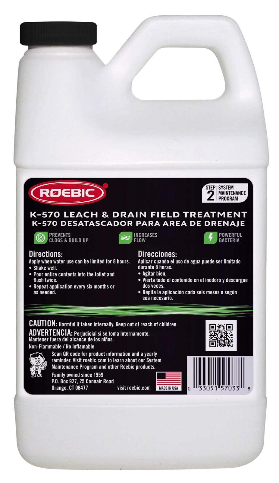 Roebic K-570-Q 32-Ounce Leach And Drain Field Opener Concentrate