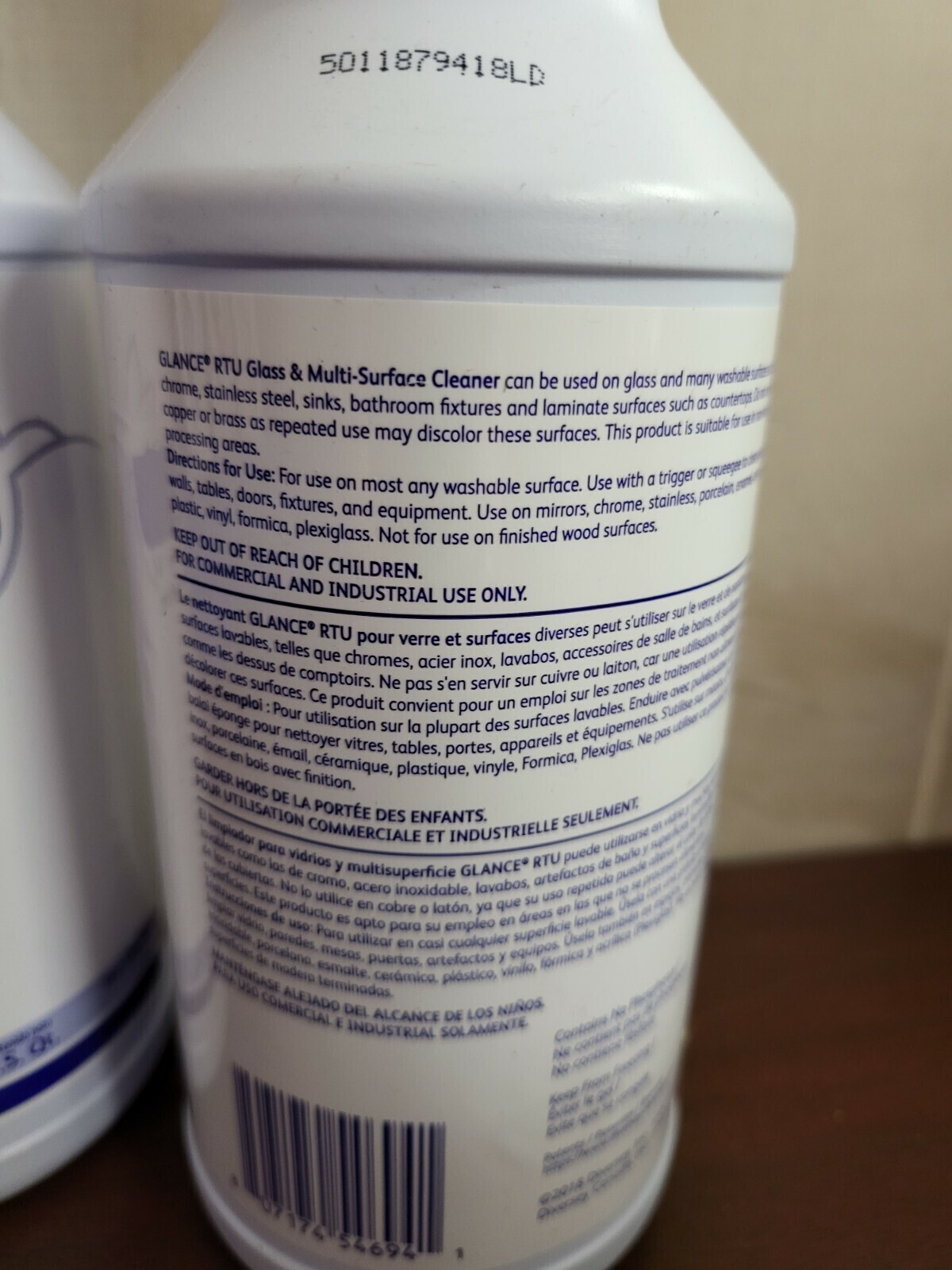 Diversey Glance HC Glass & Multi-Surface Cleaner Ready to Use 6 – 32oz bottles