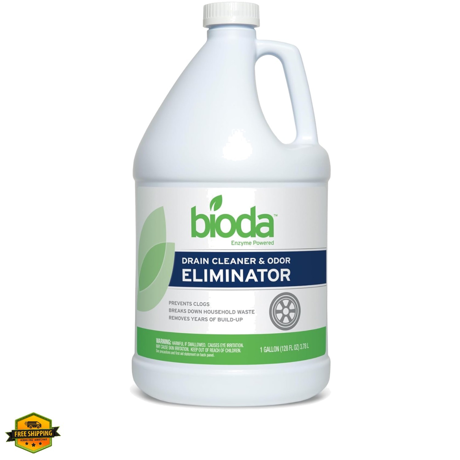 Professional Strength Enzyme Drain Cleaner, Septic Safe Drain Odor Eliminator…