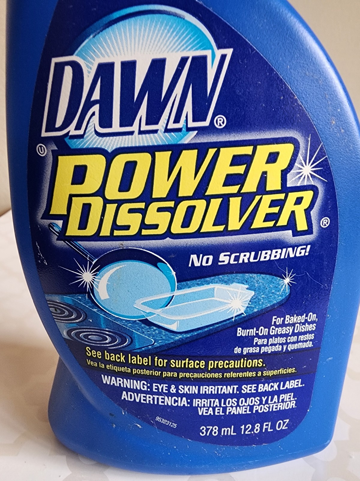 Dawn Power Dissolver No Scrubbing 12.8 fl oz Used Discontinued Spray