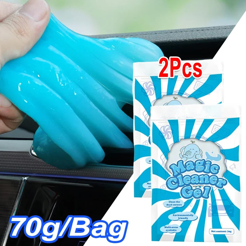 2 Packs Cleaning Gel for Car Detailing Putty Car Vent Cleaner Cleaning Putty Gel