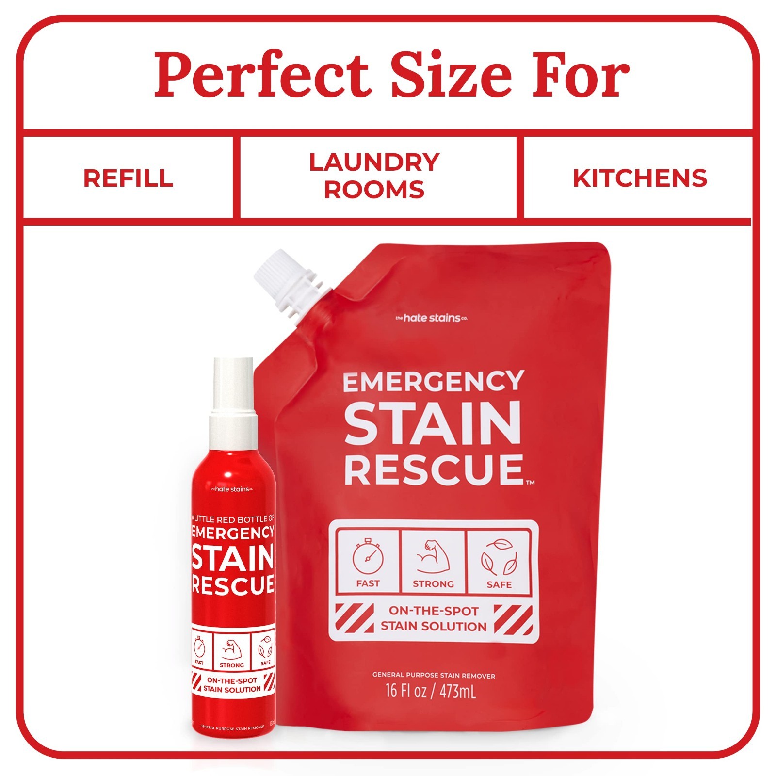 Stain Remover Spray for Carpet – Emergency Wine & Coffee Stain Cleaner 16oz