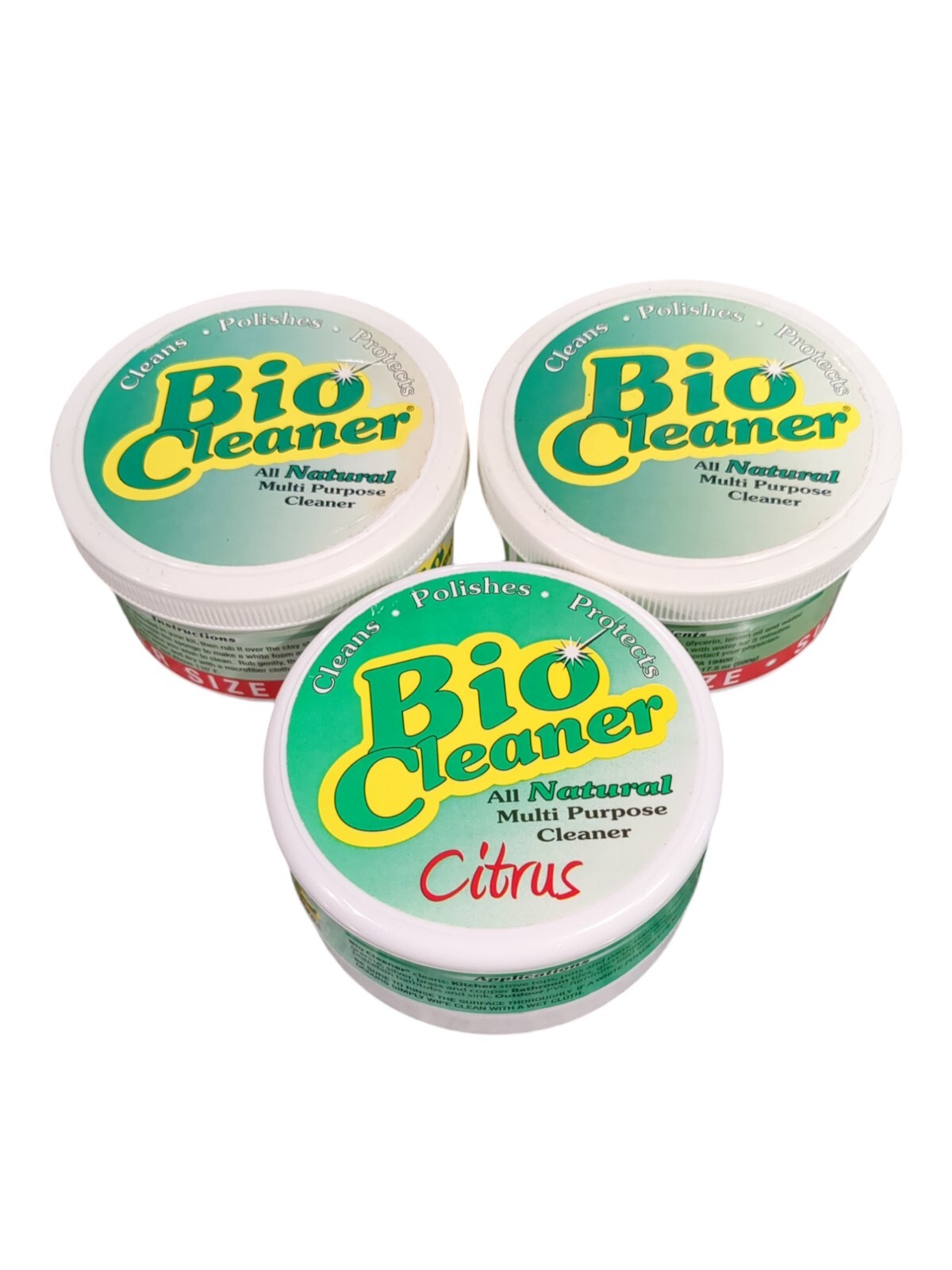 LOT OF 3 – BIO CLEANER Asst Scents Multi Purpose Clay Cleaner FRANCE