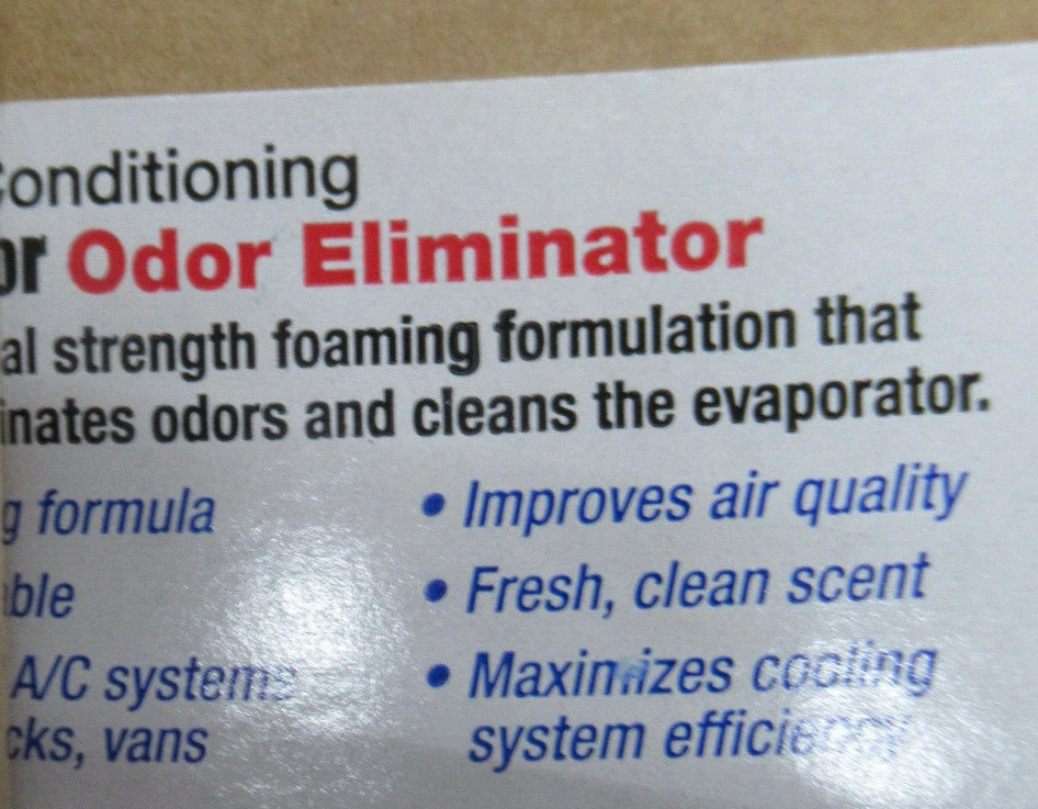 A/C PRO EVAPORATOR ODOR ELIMINATOR OE-1 (765-3141) 8 oz.