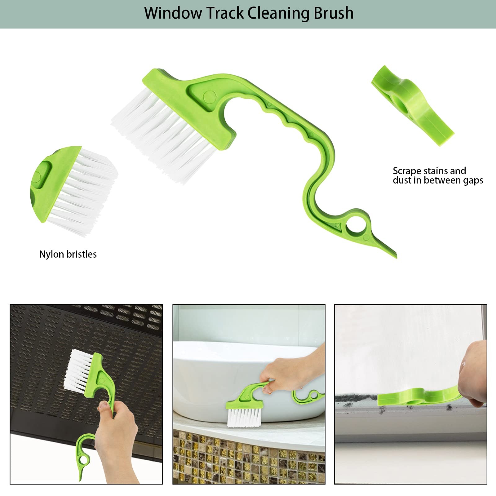 Venetian Blind Cleaner Duster Tool, Handheld Window Shutters Duster, Window B…