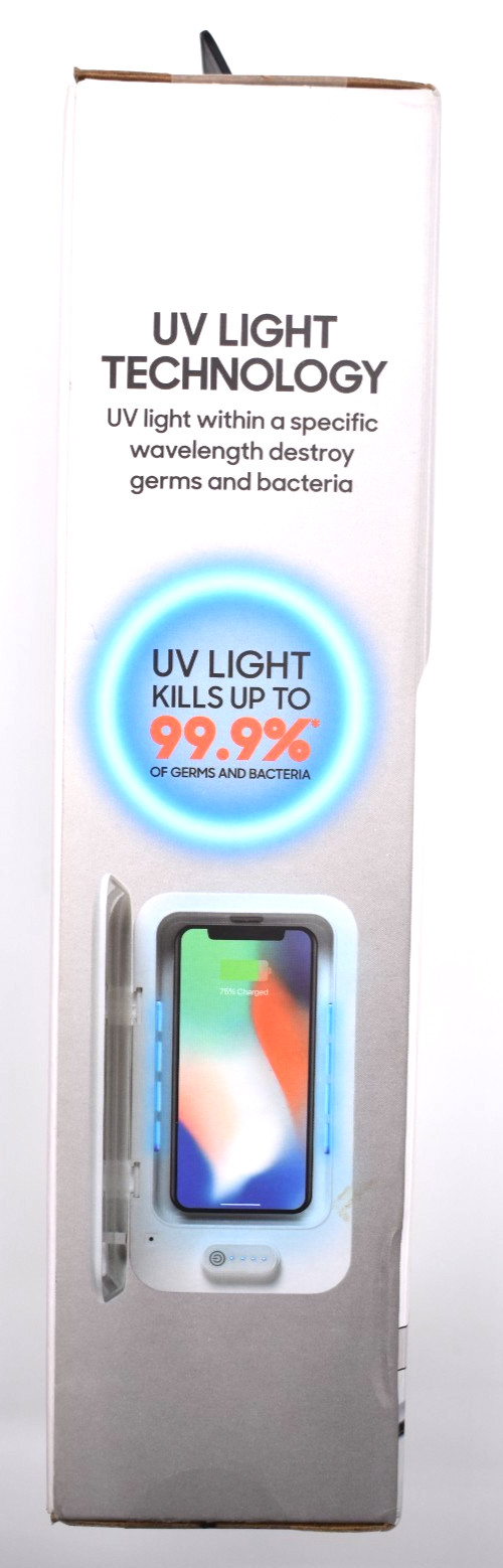 Sharper Image UV‑Zone UV Light Phone & Small Item Sanitizer–NEW, SEALED