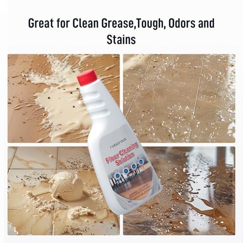 Floor Cleaner Solution 16.2oz For Hardwood Tile Laminate Robot Vacuum Mop