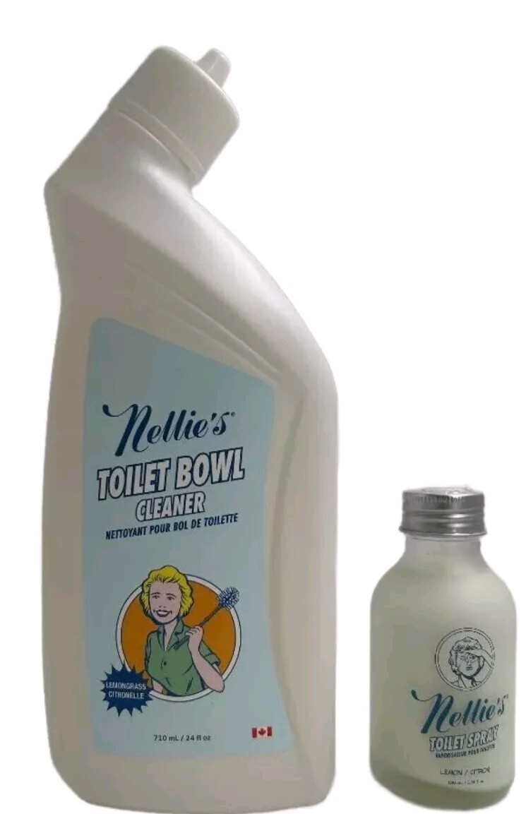 Nellie’s Toilet Bowl Cleaner and Nellie’s Toilet Spray Odor Eliminator Duo