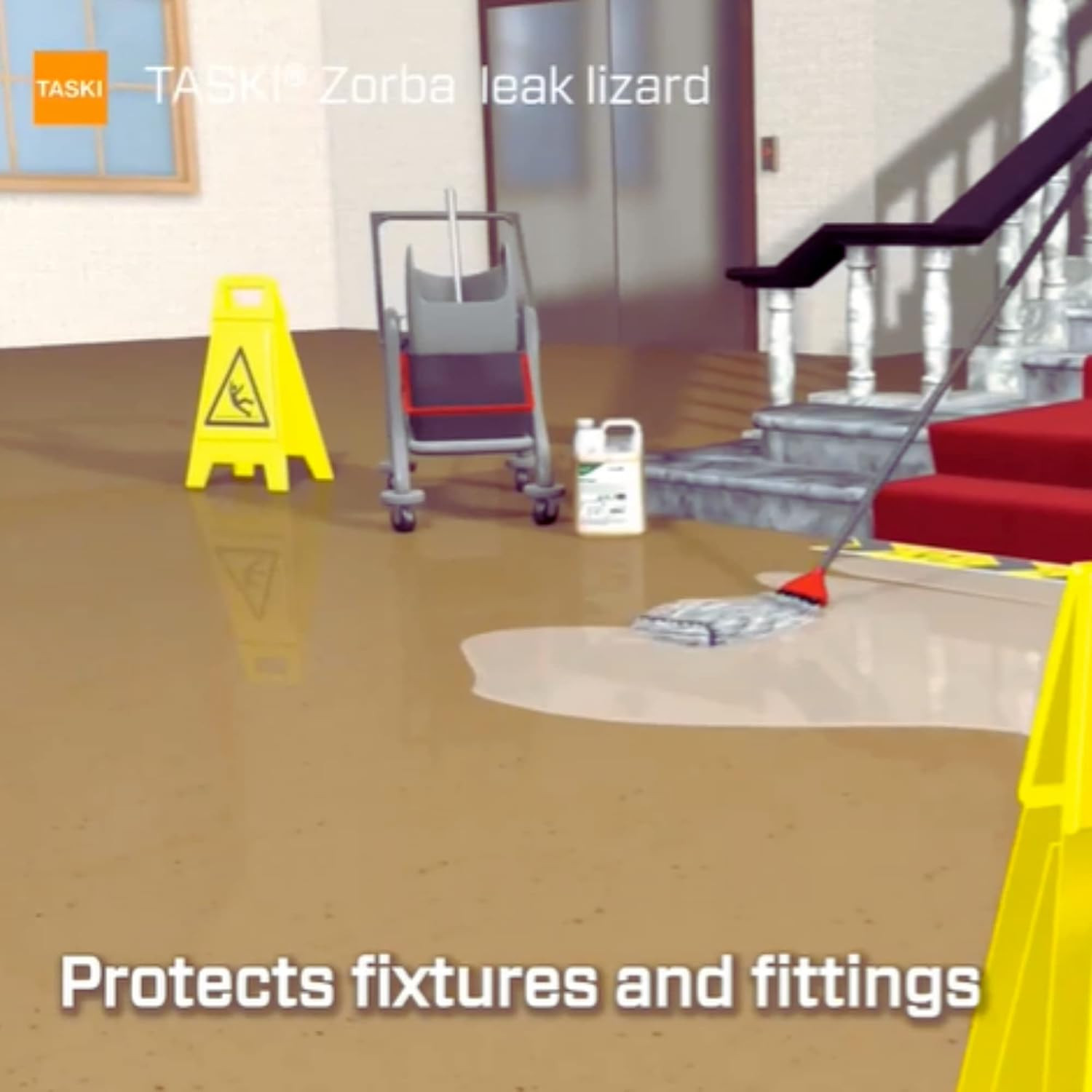 D7523269 Zorba Leak Lizard – Soaks up Leaks to Stop Slips, Protects Equipment &