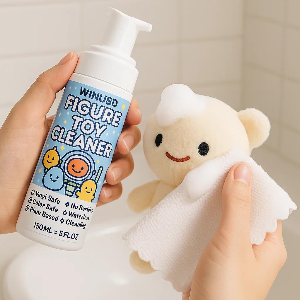 Figure & Plush Toy Cleaner – 5oz Foam Spray for Stuffed Animals & Soft Dolls …
