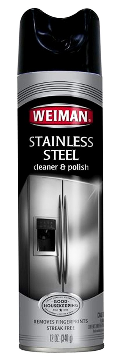 Stainless Steel CLEANER Clean Polish Protect Metal 12 oz Aerosol spraY WEIMAN 02