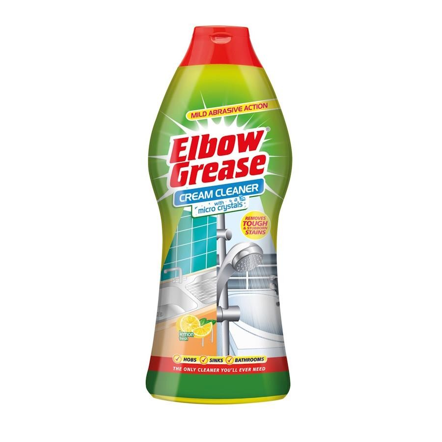 Elbow Grease Cream Cleaner with Micro Crystals 540g, Mild Abrasive Action