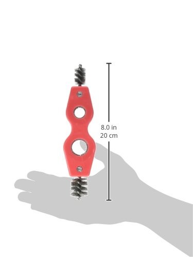 31407 4 in 1, 2.3 x 0.9 x 8, Red Pipe Fitting Brush