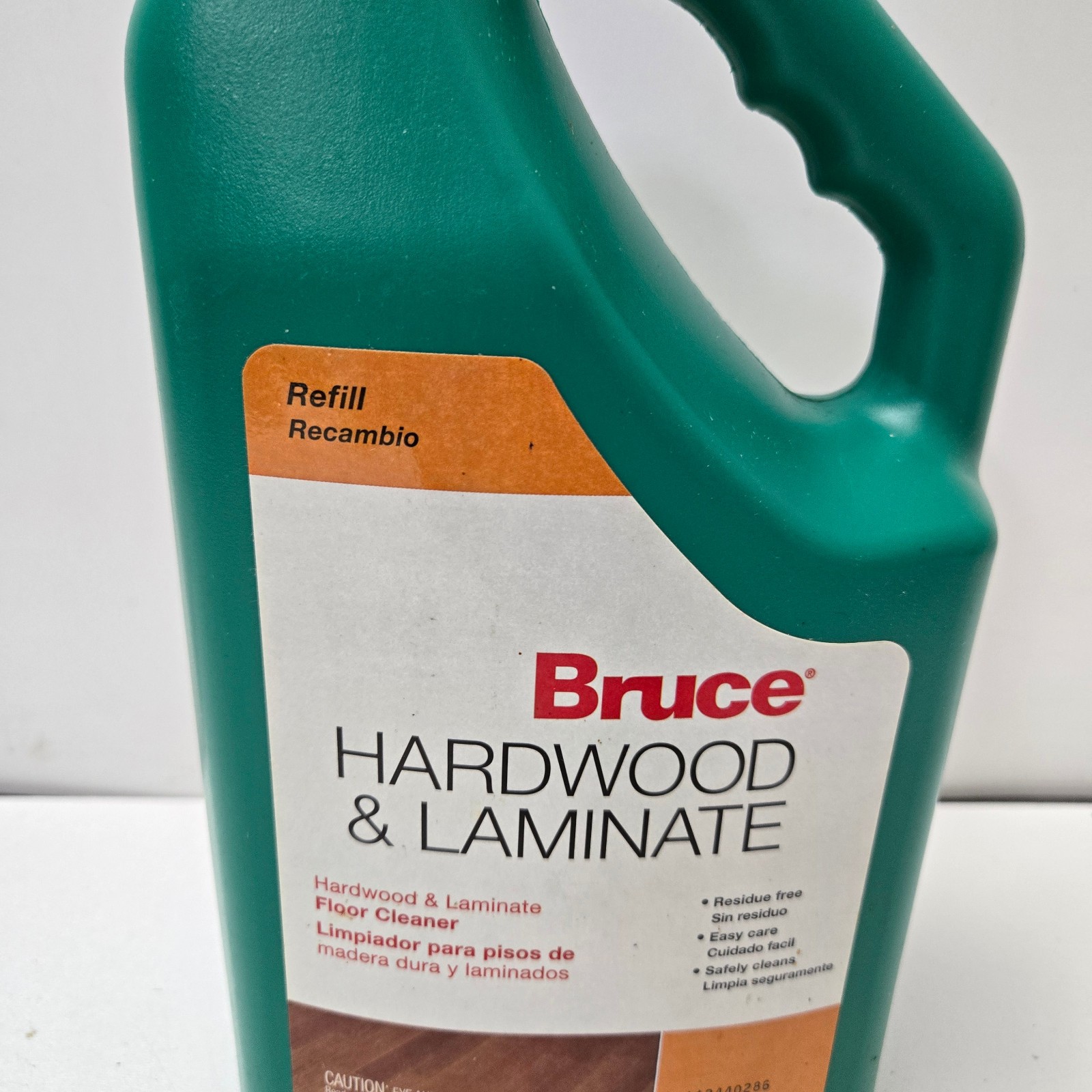 Bruce Hardwood & Laminate Floor Cleaner Refill Spray 64oz Residue Free No Wax