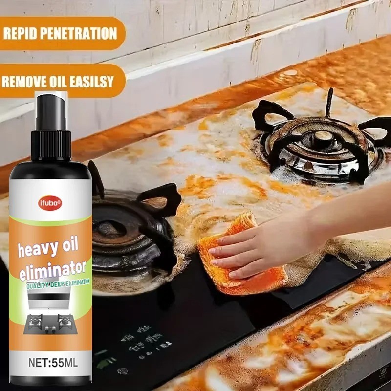 IFUBO Heavy Oil Eliminator 55ML Kitchen Degreaser Cleaner Range Hood Stove Tile