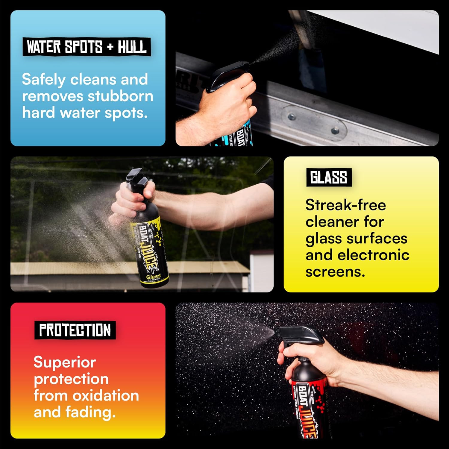 Luxury Kit – Boat Cleaning Kit Includes Exterior Boat Cleaner, Interior Boat Cle