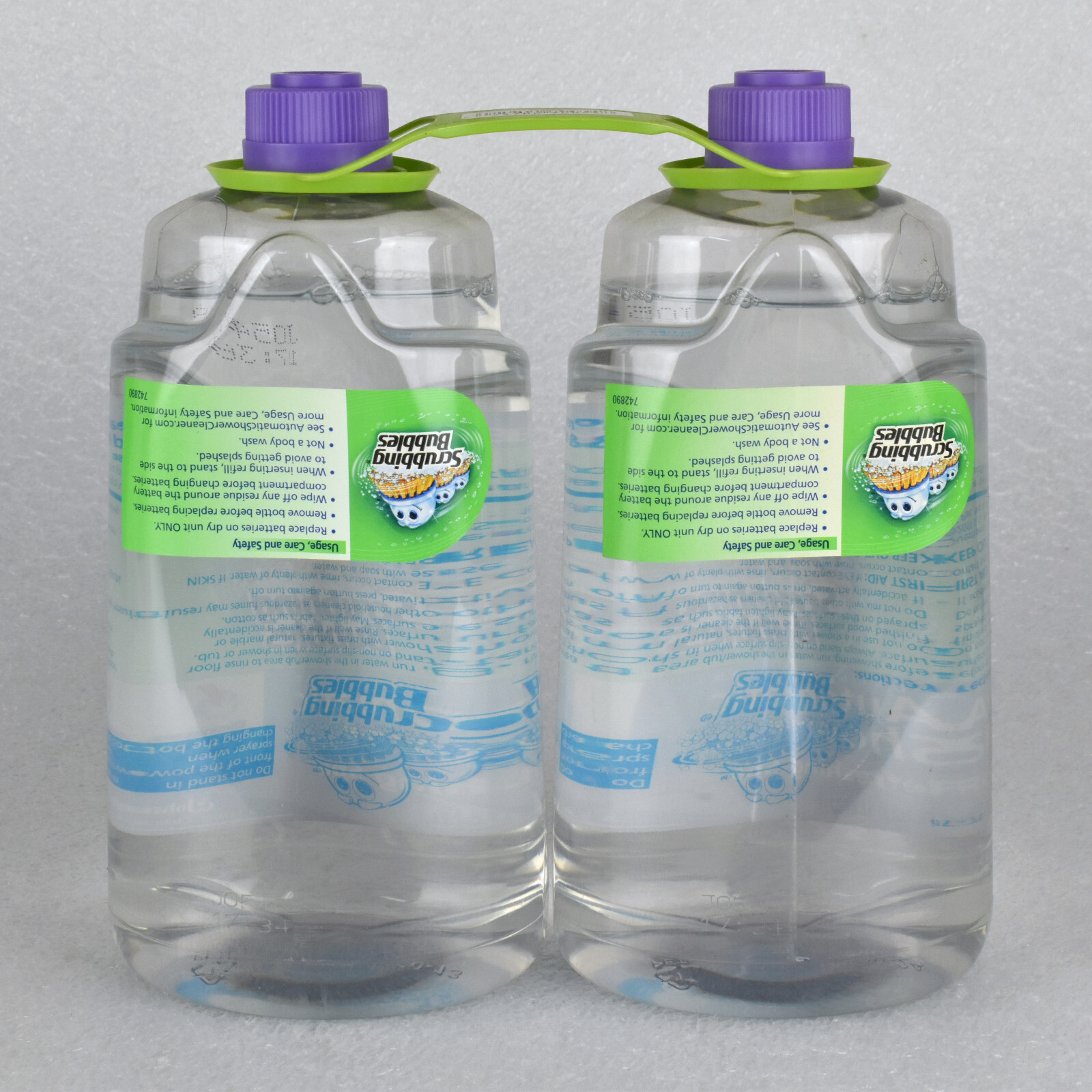 NEW Scrubbing Bubbles Automatic Shower Cleaner 34oz Refill 2-Pack (68 oz Total)