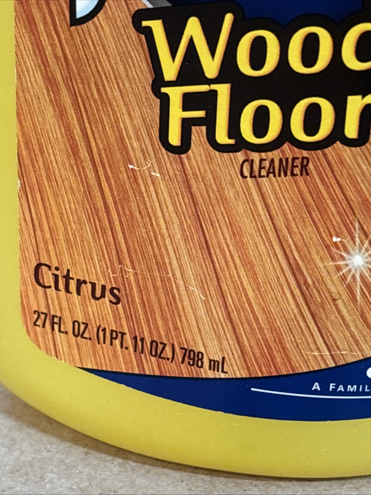 Pledge Wood Floor Care Wood Clean Shine Protect 27 Ounce Citrus Scent