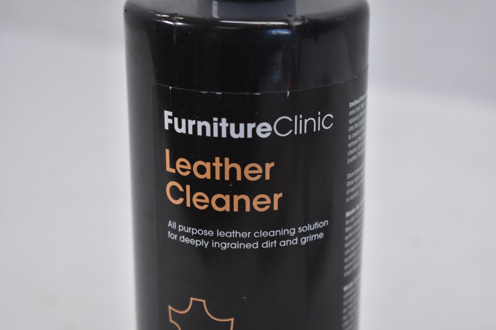 Furniture Clinic Leather Cleaner All Purpose Solution 17oz Bottle For Dirt/Grime