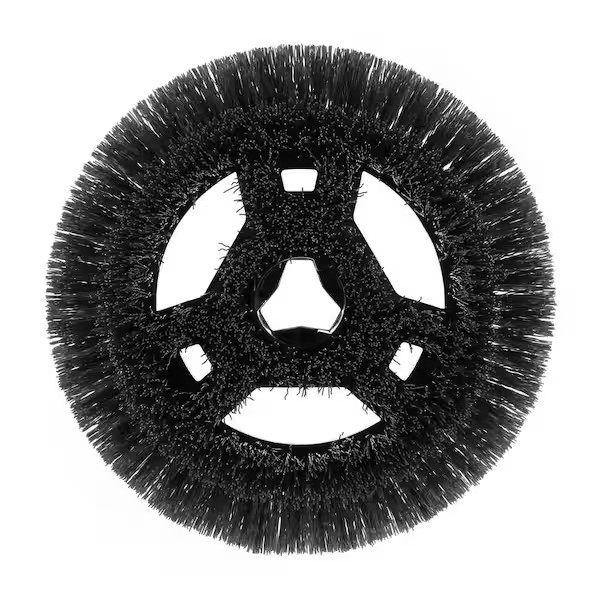 9 in. Hard Bristle Brush Power Scrubber Attachment Concrete Brick Clean