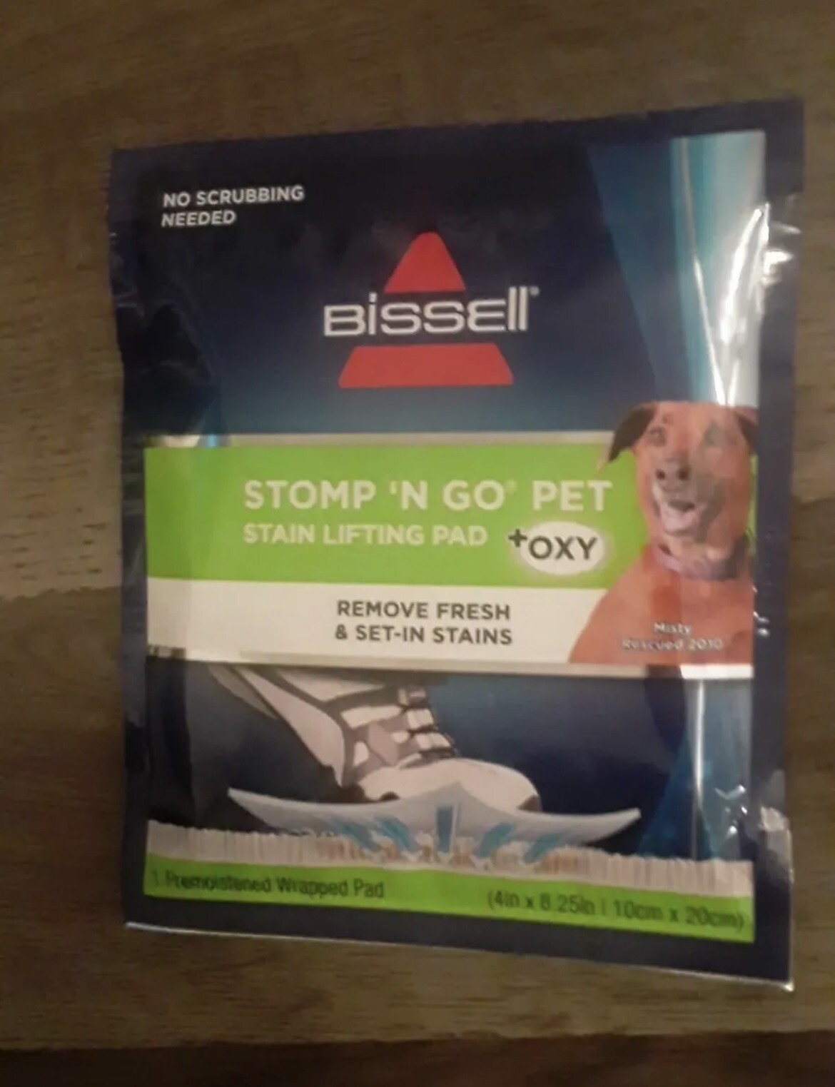 6 Packs Bissell Stomp N Go Pet Stain Lifting Pads +Oxy For Dog Discontinued