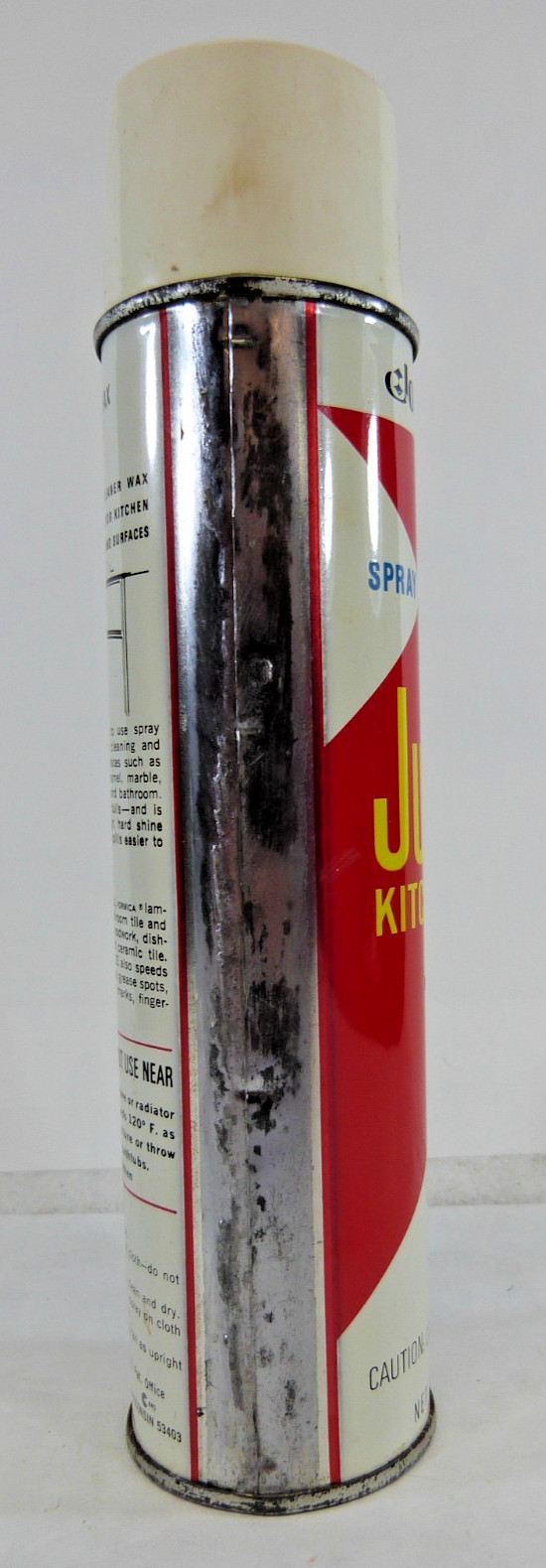 $1.29 VINTAGE JOHNSON WAX JUBILEE KITCHEN WAX 10.5 oz EMPTY SPRAY CAN MOVIE PROP