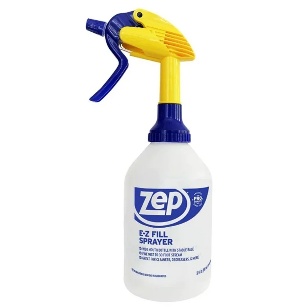 (2 pack) Pro 1.1 EZ Fill Plastic Spray Bottle, 32 oz, Cleaning