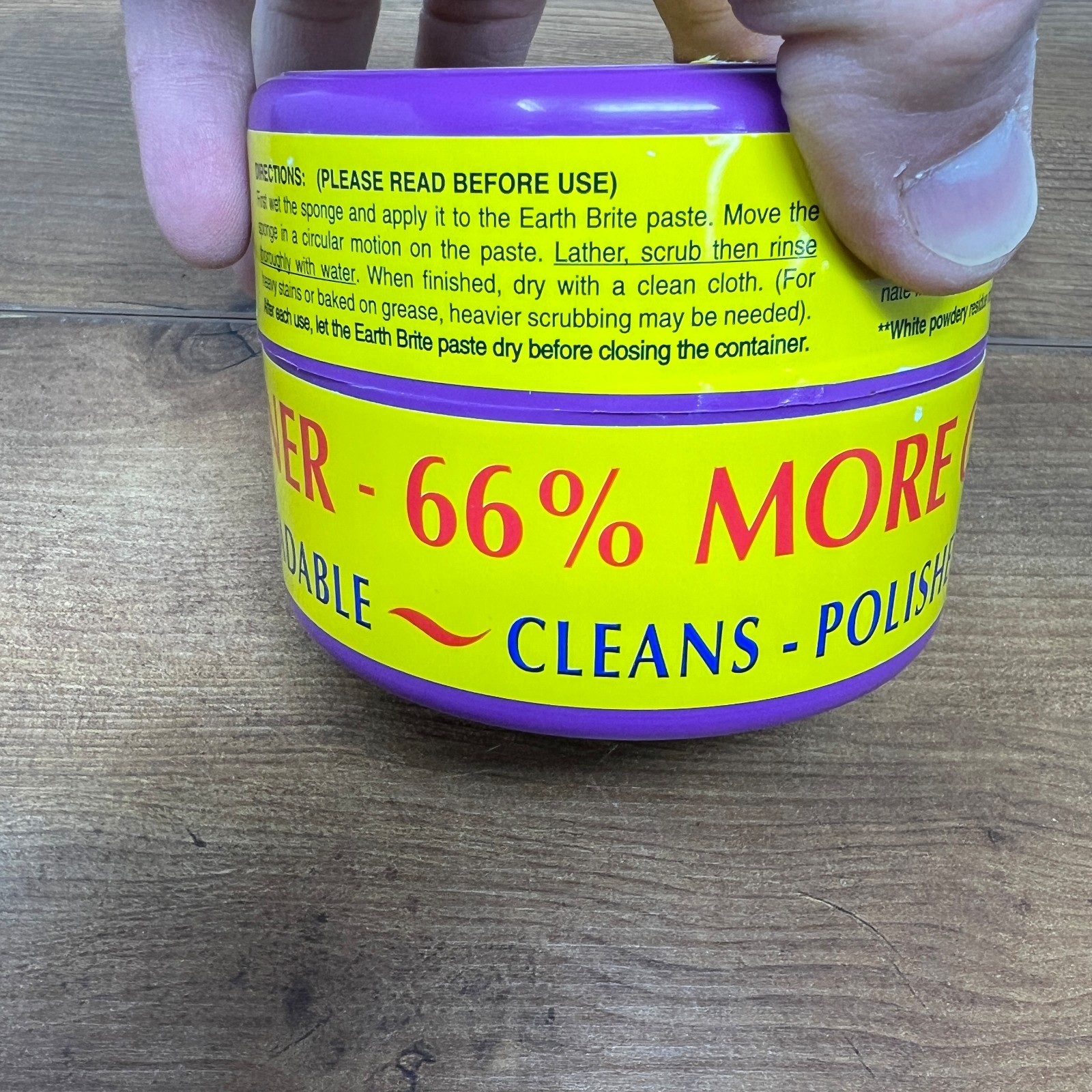 NEW Original Earth Brite Natural All Purpose Cleaner 17.5 oz Lavender France NOB