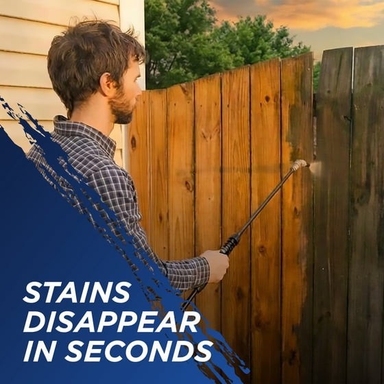 30 SECONDS Outdoor Cleaner for Stains from Algae, Mold and Mildew 1 Gallon
