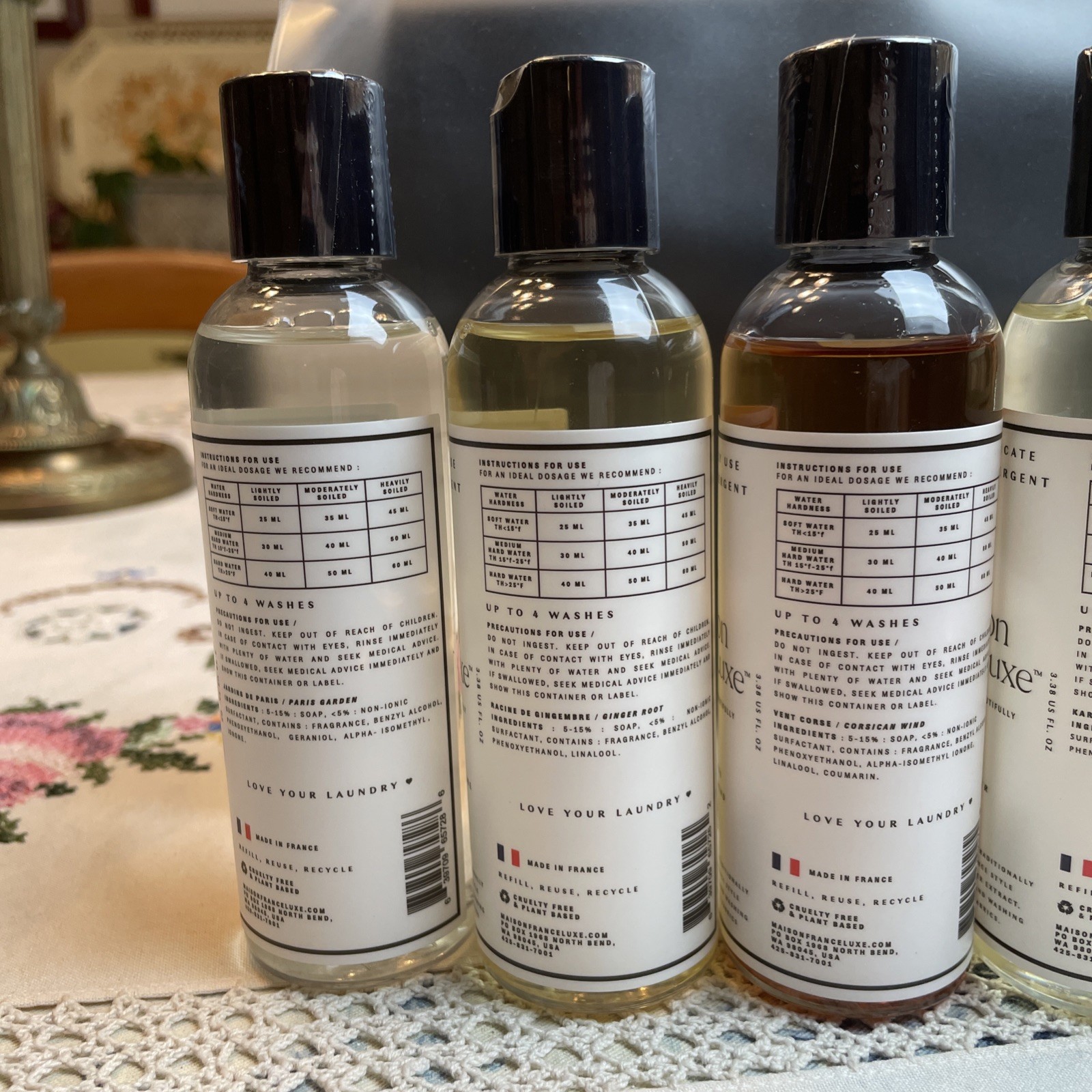 Maison France Luxe Laundry Detergent Sample Set