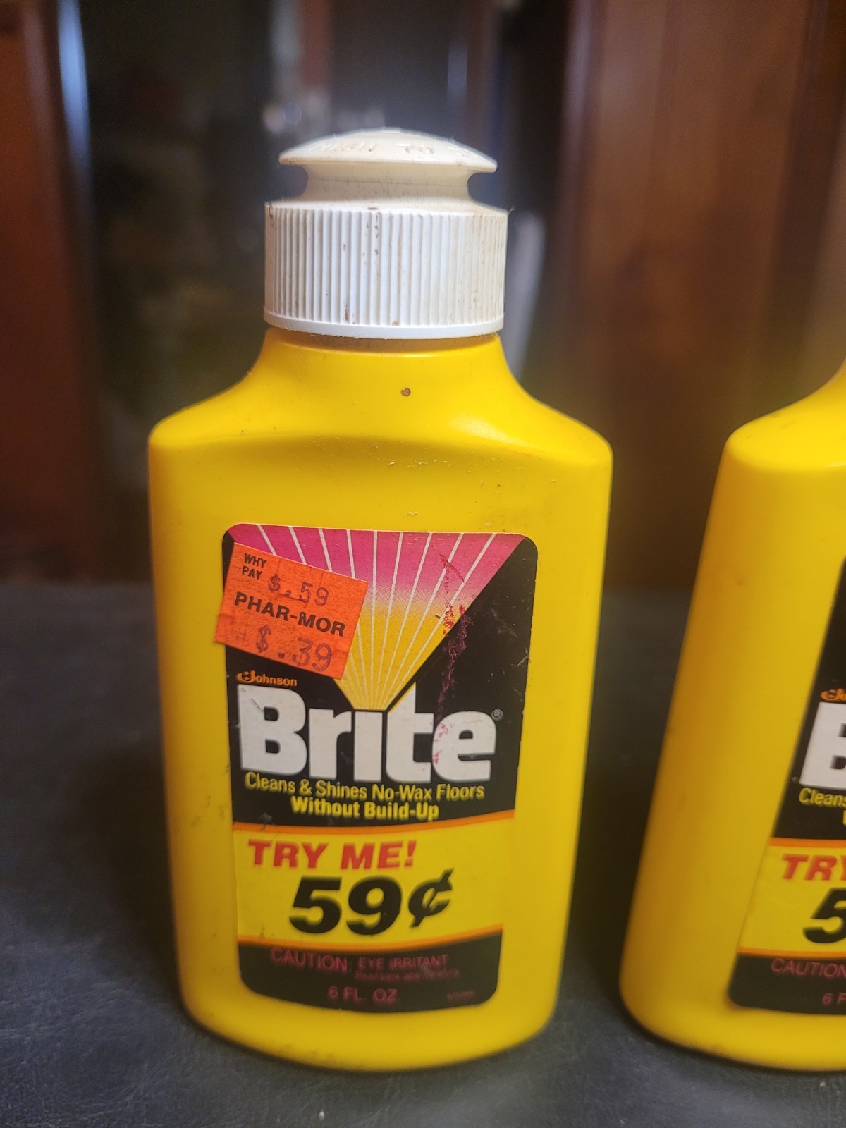 2 Bottles Of Vintage Brite Floor Cleaner – About Half Full. See Pics.