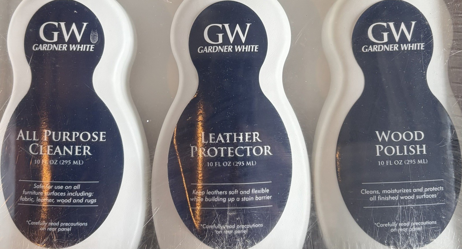 Gardner White Total Care Kit Furniture Cleaner Leather Wood Polish new sealed