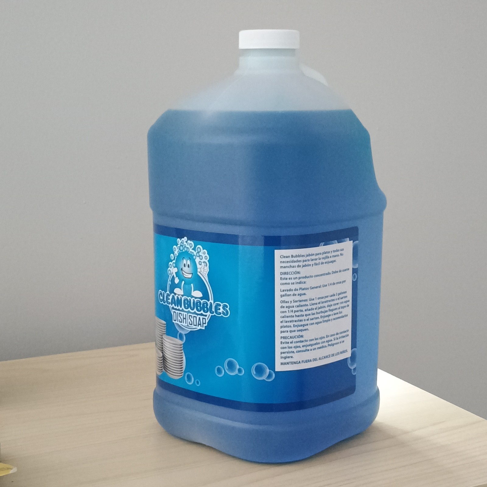 Clean Bubbles Dish Soap Liquid 1 Gallon For Dishes 1 Pack