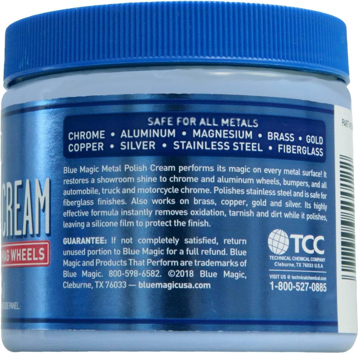Blue Magic 500-06 Metal Polish Cream Non-Abrasive Tarnish and Oxidation Remov…