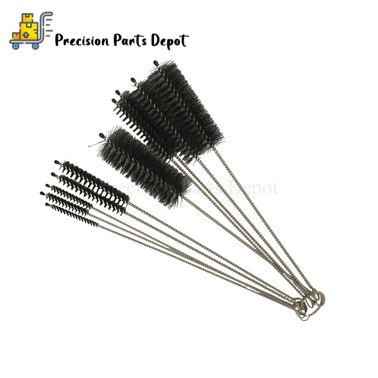 10PCS Set Nylon Straw Brush Cleaner Bottle Tube Pipe Small Long Cleaning US