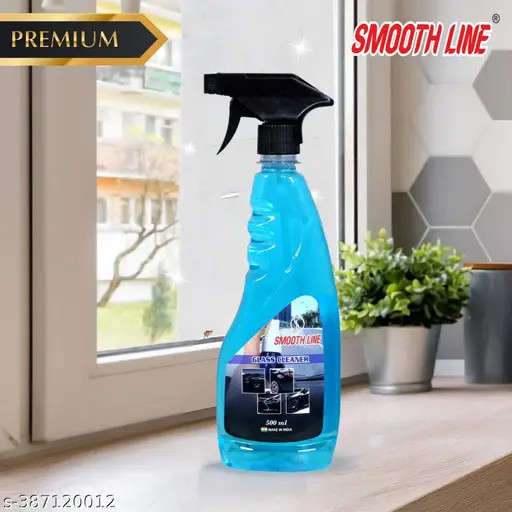 New Premium Blue Glass Cleaner – 500ml, Single Pack, Streak-Free Formula, 10×3.5