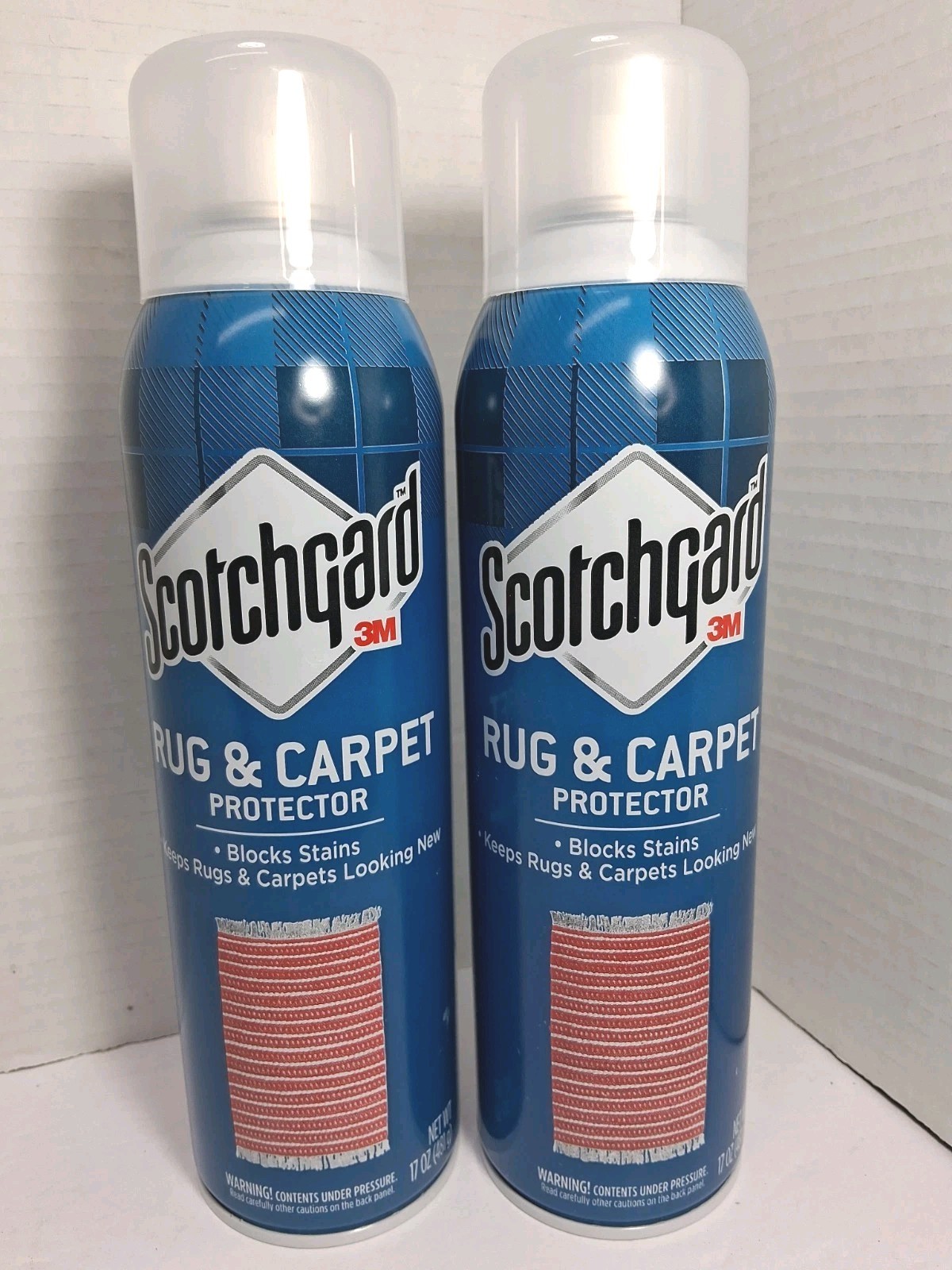 3M Scotchgard RUG & CARPET Invisible Protection Blocks Stains Lot Of 2 New