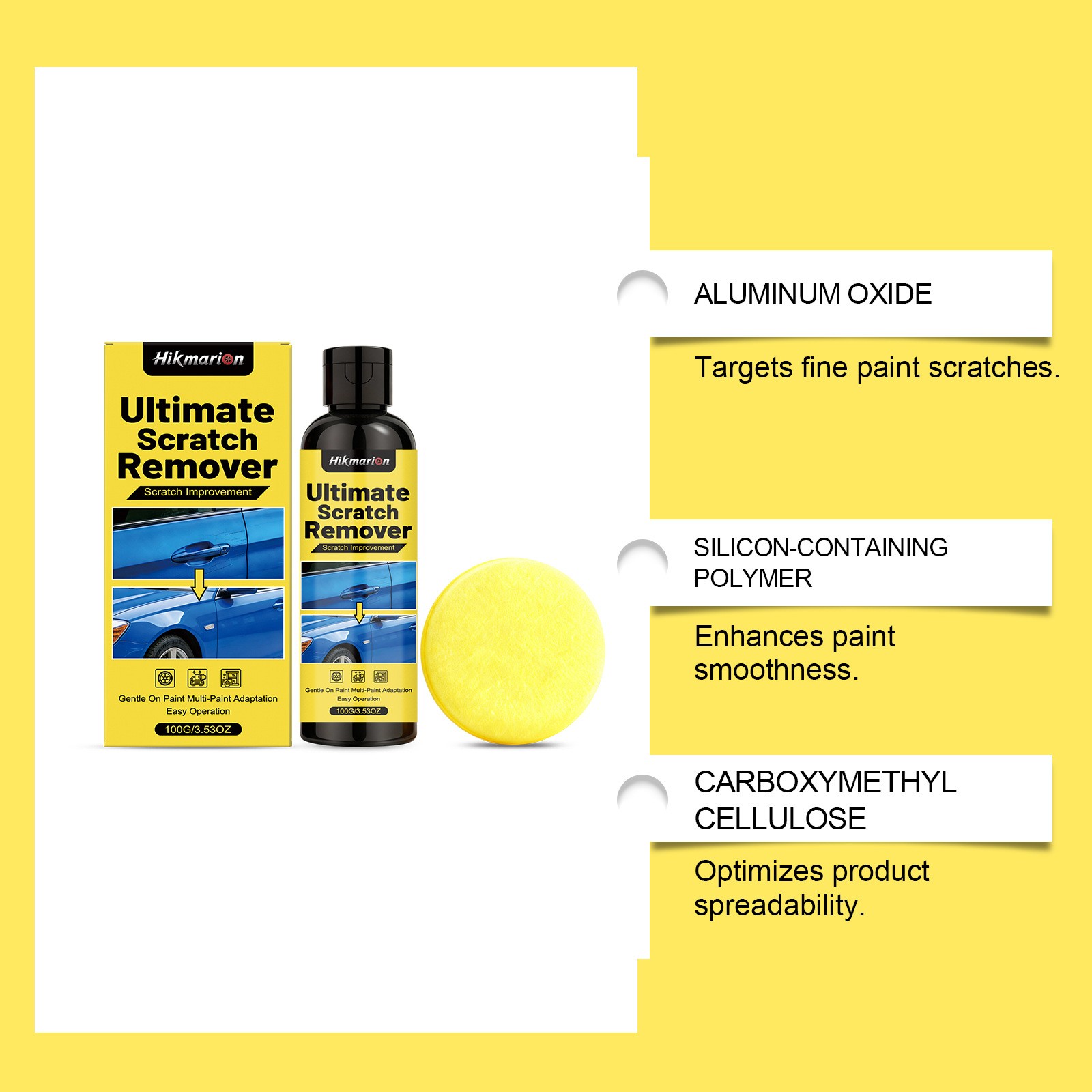 NanoPolix Scratch Remover – Eliminate All Car Scratches In 60 Seconds, Nano Poli