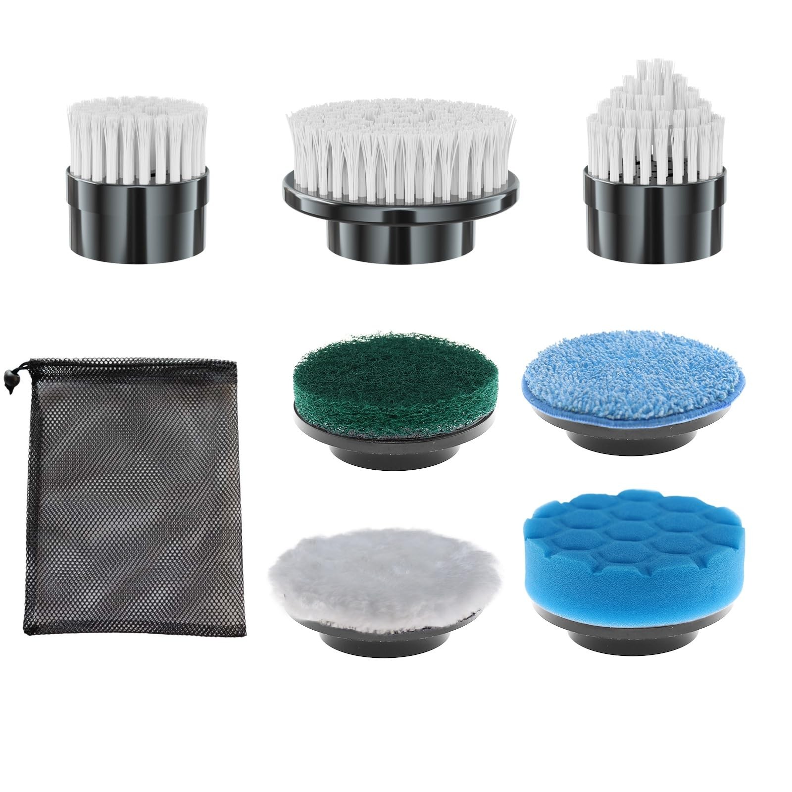 Electric Spin Scrubber Replacement Brush Heads, 7 Pcs Set Suitable for Cordle…