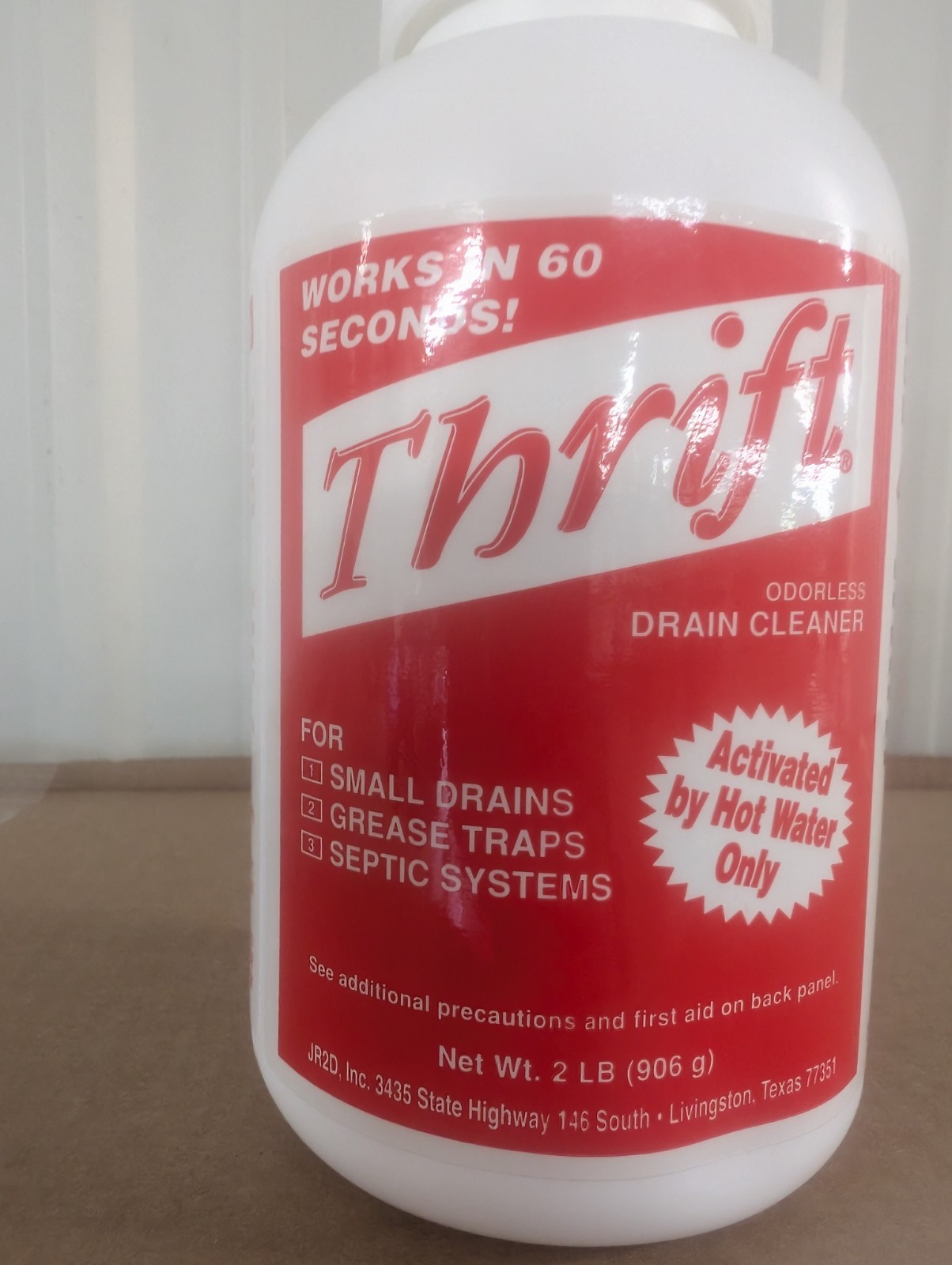 Thrift Marketing GIDDS-TY-0400879 T-200 Drain Cleaner 2 lb , White